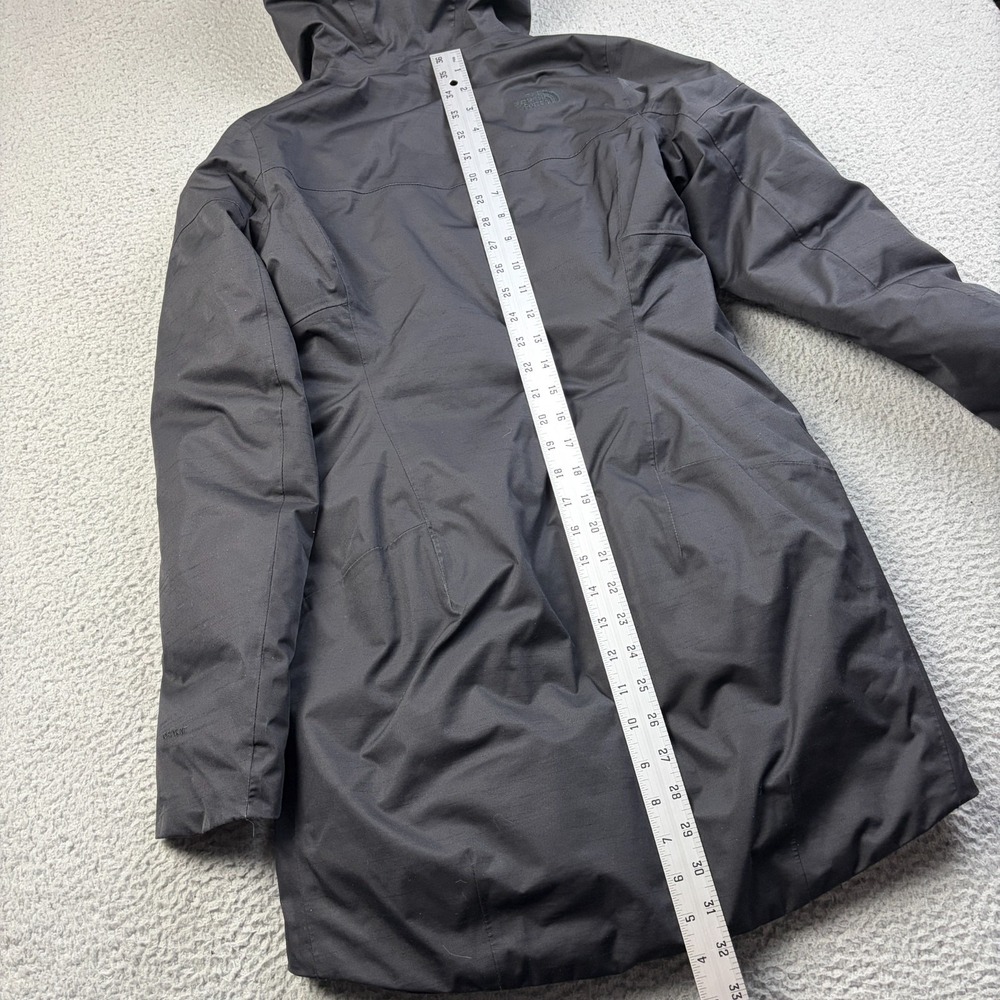 The North Face Womens Far Nothern Waterproof Goose Down Parka Jacket XS Black - Picture 11 of 12